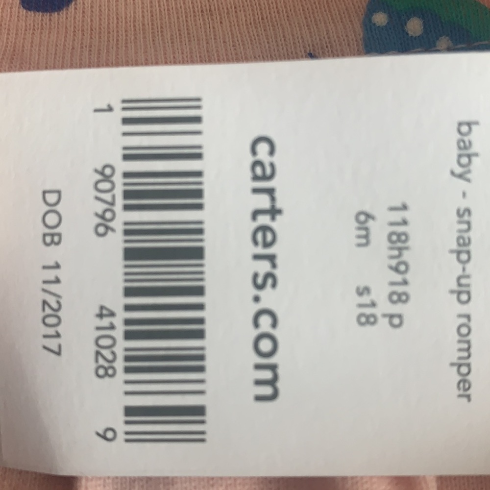 Carters Rompers 6mo- Tags on - Picture 3 of 4